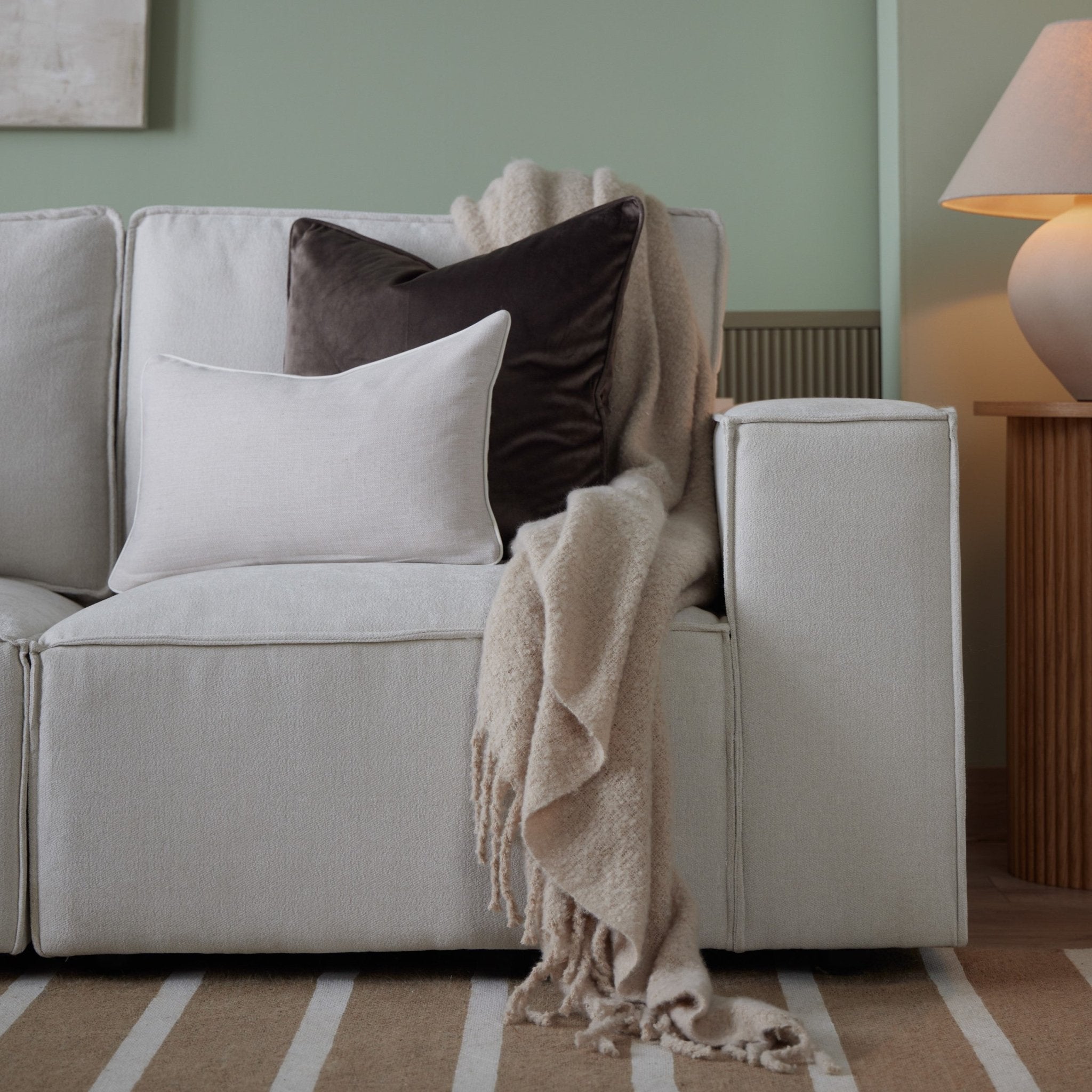 Dusklia - Brooklyn 2 Seater Sofa - Ivory