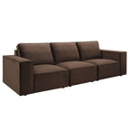 Dusklia - Brooklyn 3 Seater Sofa - Cappuccino