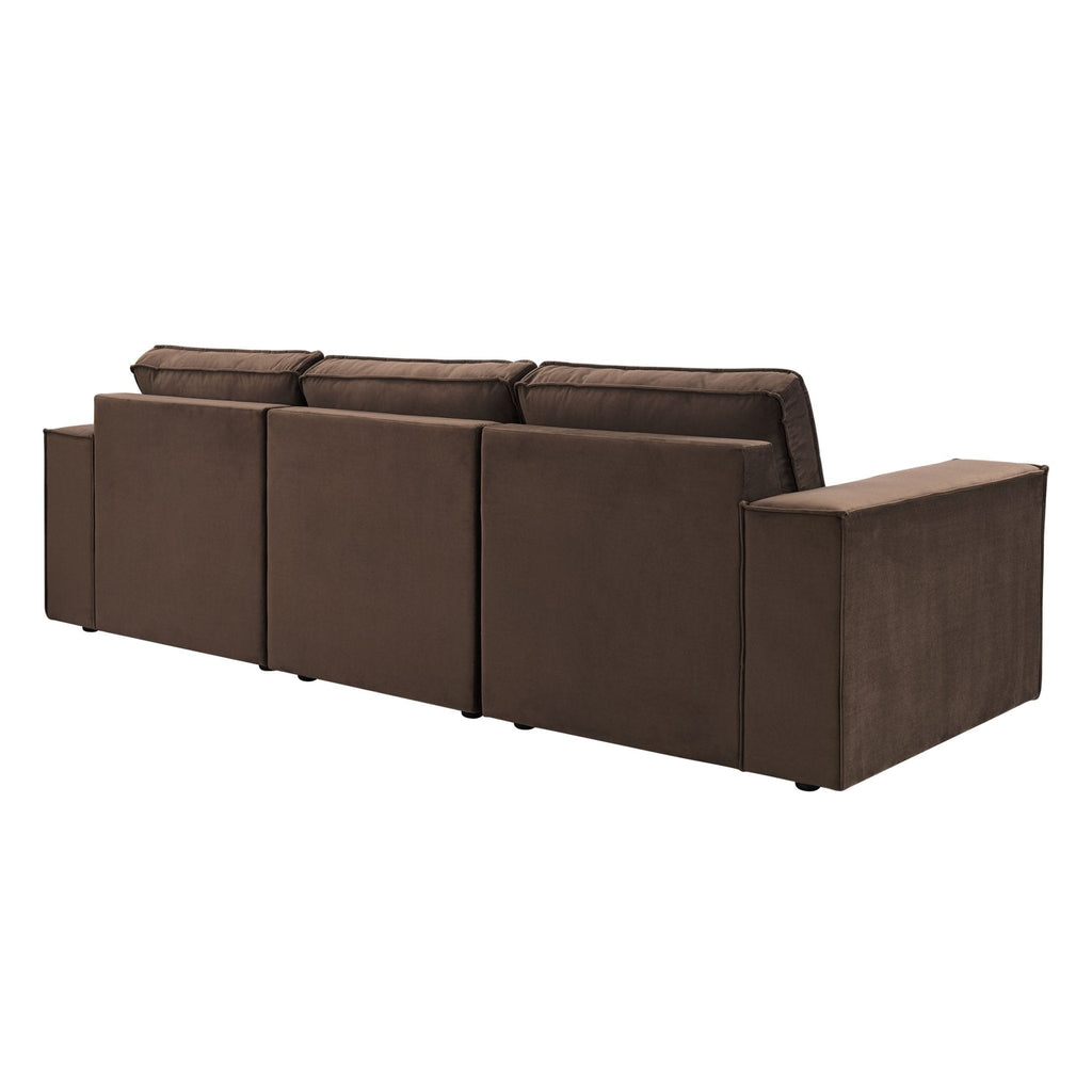 Dusklia - Brooklyn 3 Seater Sofa - Cappuccino