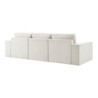 Dusklia - Brooklyn 3 Seater Sofa - Ivory