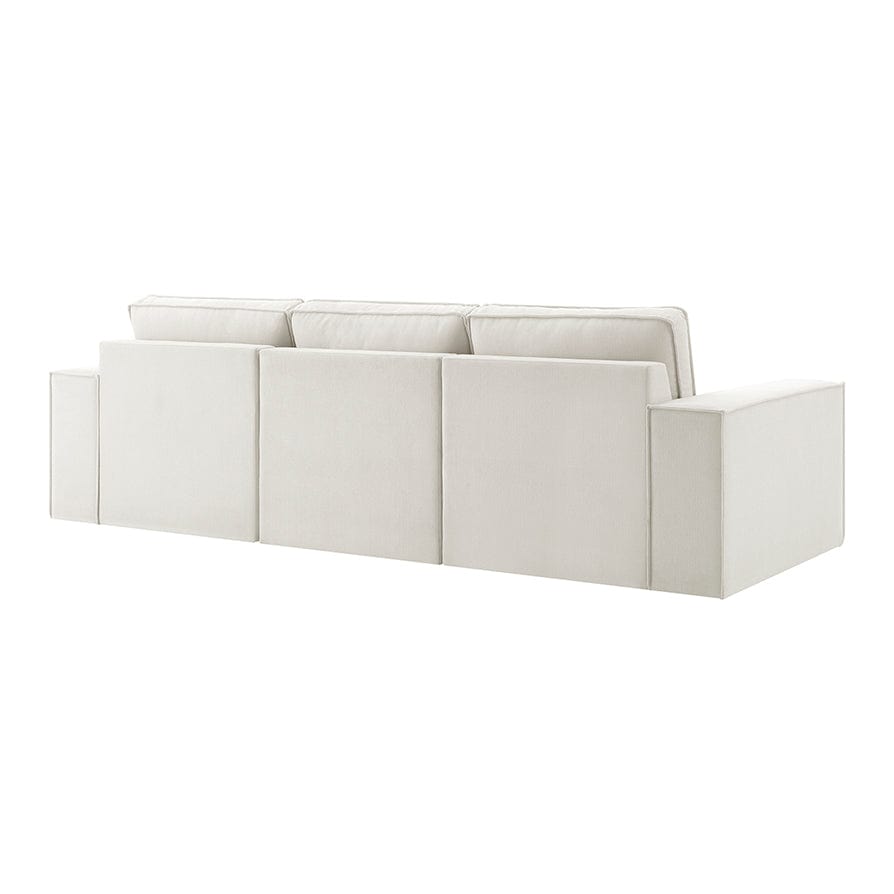 Dusklia - Brooklyn 3 Seater Sofa - Ivory