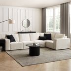 Dusklia - Brooklyn Large Right Hand L-Shape Sofa - Ivory