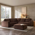 Dusklia - Brooklyn Large Left Hand Corner Sofa - Cappuccino