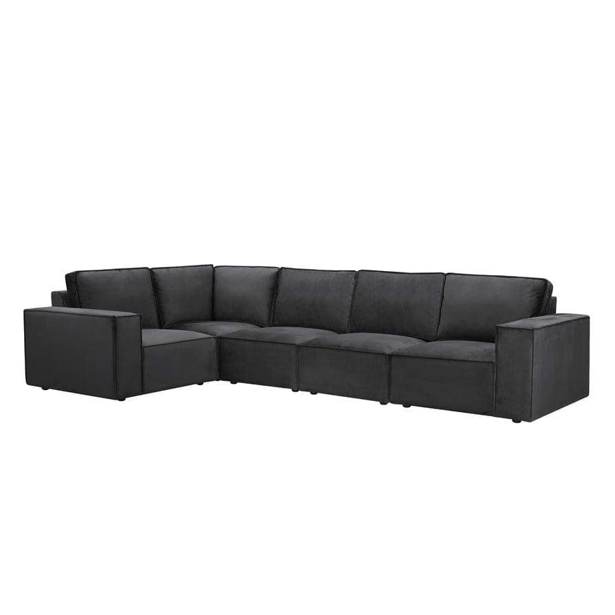 Dusklia - Brooklyn Large Left Hand L-Shape Sofa - Ink