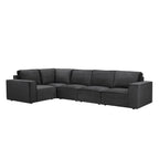 Dusklia - Brooklyn Large Left Hand L-Shape Sofa - Ink