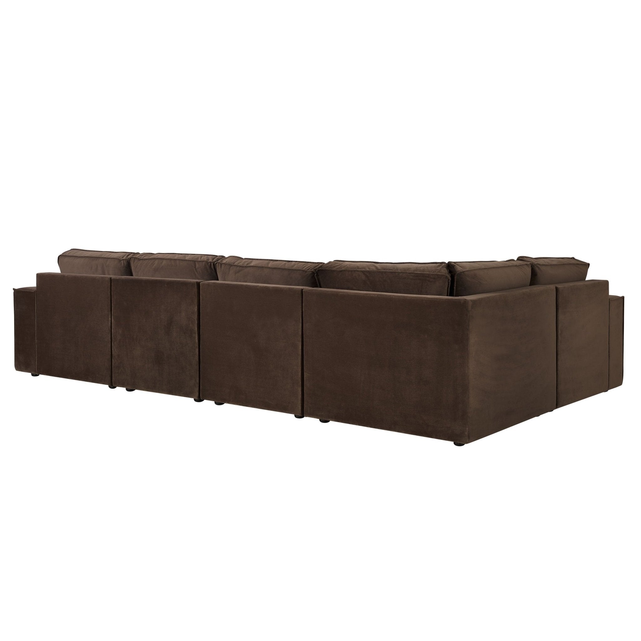 Dusklia - Brooklyn Large Left Hand L-Shape Sofa - Cappuccino
