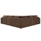 Dusklia - Brooklyn Large Right Hand Corner Sofa - Cappuccino