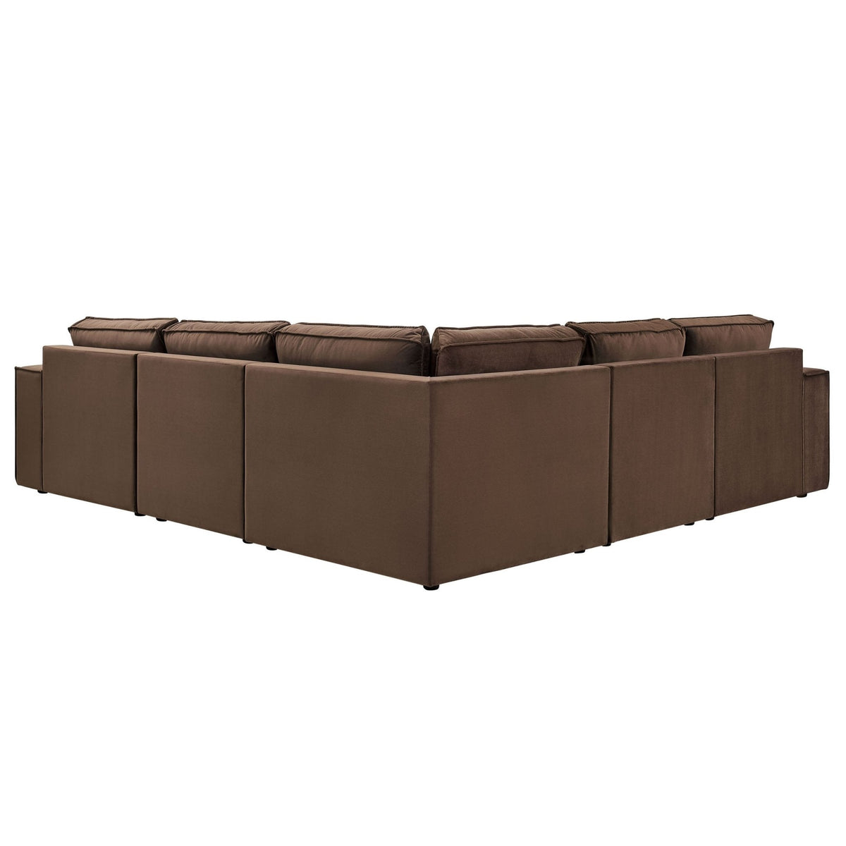 Dusklia - Brooklyn Large Right Hand Corner Sofa - Cappuccino