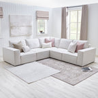 Dusklia - Brooklyn Large Right Hand Corner Sofa - Ivory