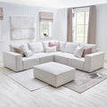 Dusklia - Brooklyn Large Right Hand Corner Sofa - Ivory