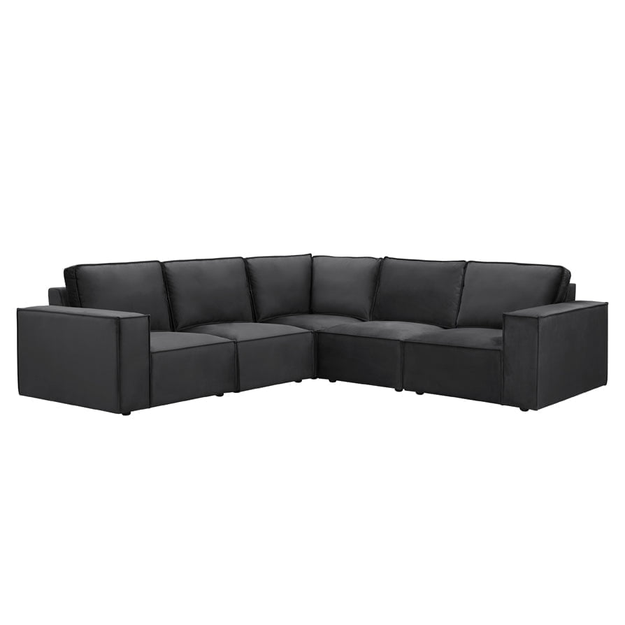 Dusklia - Brooklyn Large Right Hand Corner Sofa - Ink