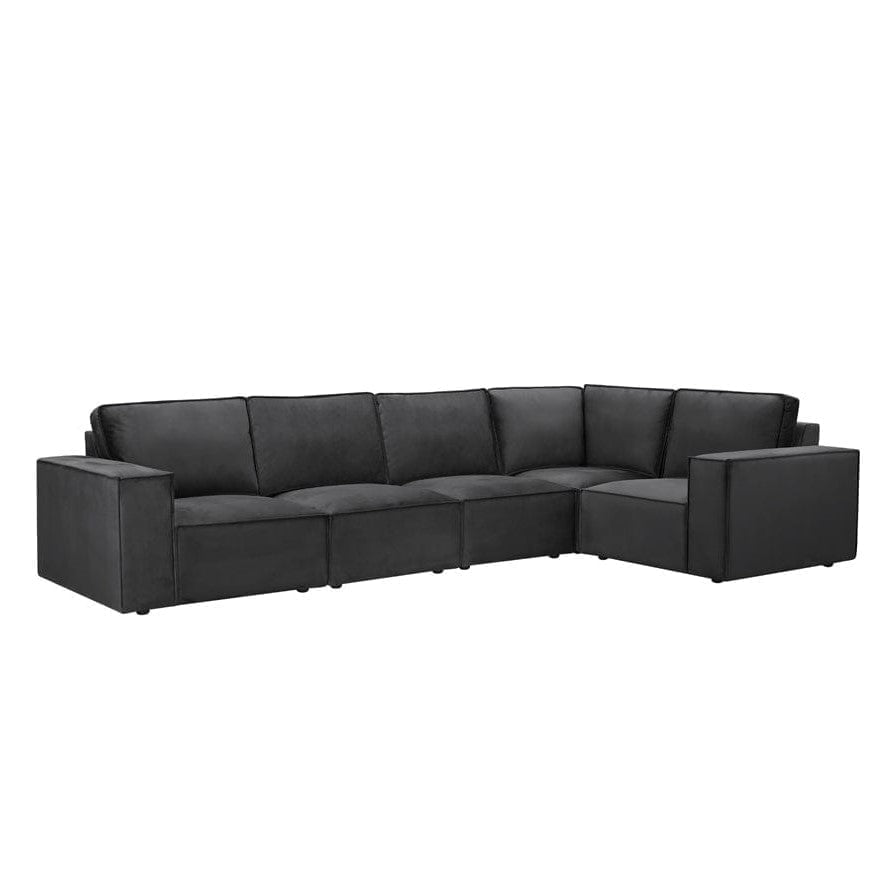 Dusklia - Brooklyn Large Right Hand L-Shape Sofa - Ink