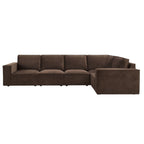Dusklia - Brooklyn Large Right Hand L-Shape Sofa - Cappuccino