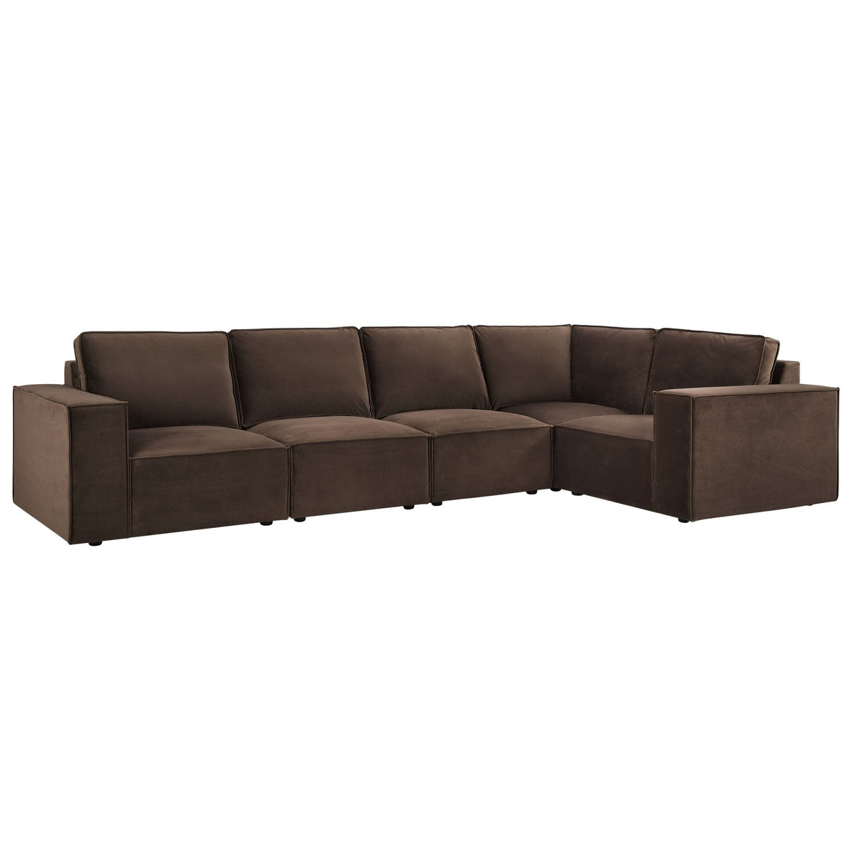 Dusklia - Brooklyn Large Right Hand L-Shape Sofa - Cappuccino