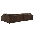 Dusklia - Brooklyn Large Right Hand L-Shape Sofa - Cappuccino