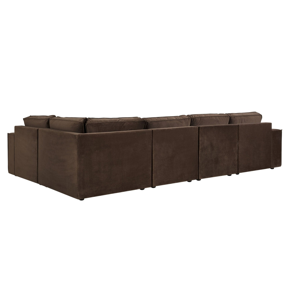 Dusklia - Brooklyn Large Right Hand L-Shape Sofa - Cappuccino