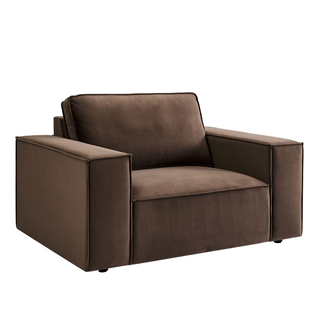 Dusklia - Brooklyn Loveseat - Cappuccino