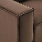Dusklia - Brooklyn Loveseat - Cappuccino