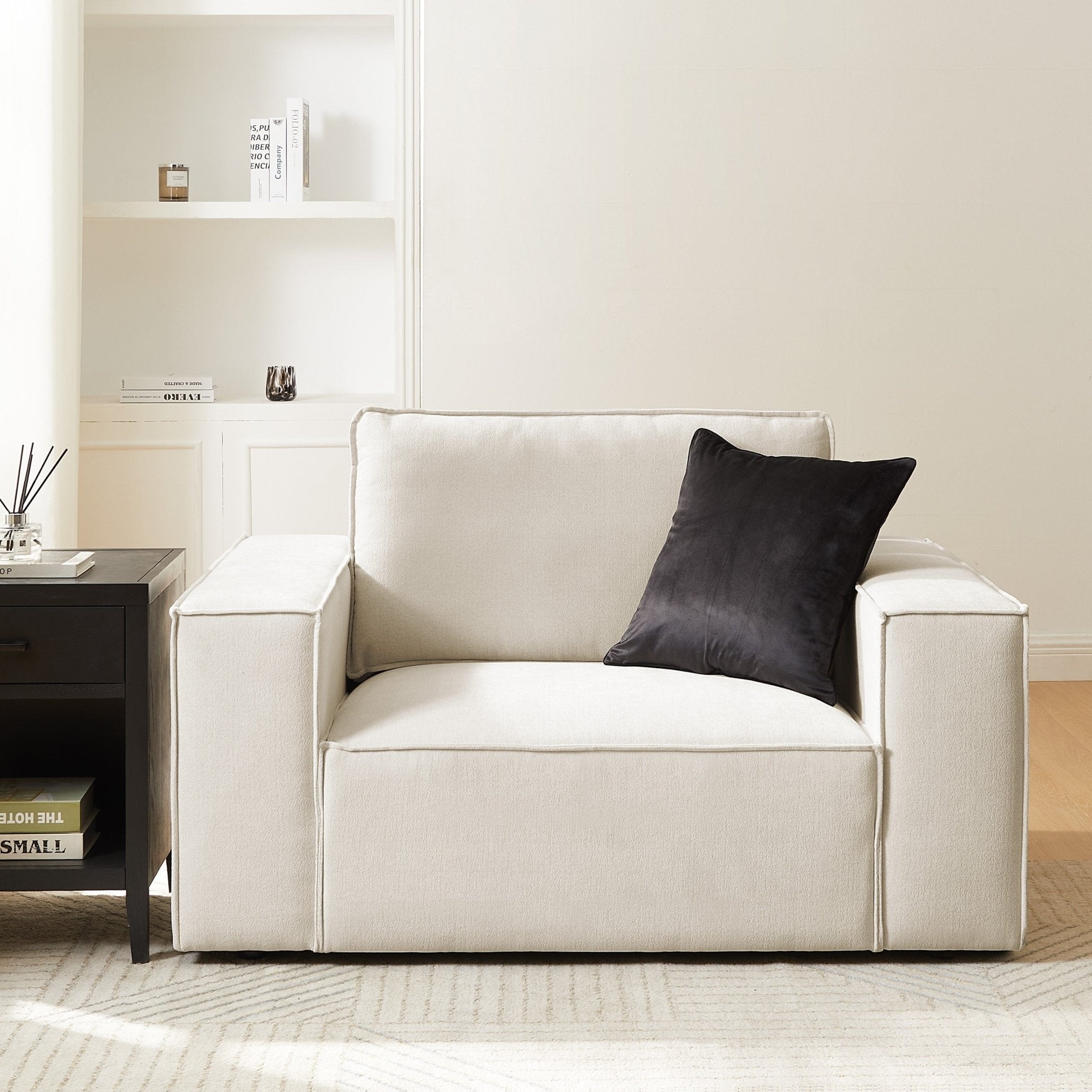 Dusklia - Brooklyn Loveseat - Ivory