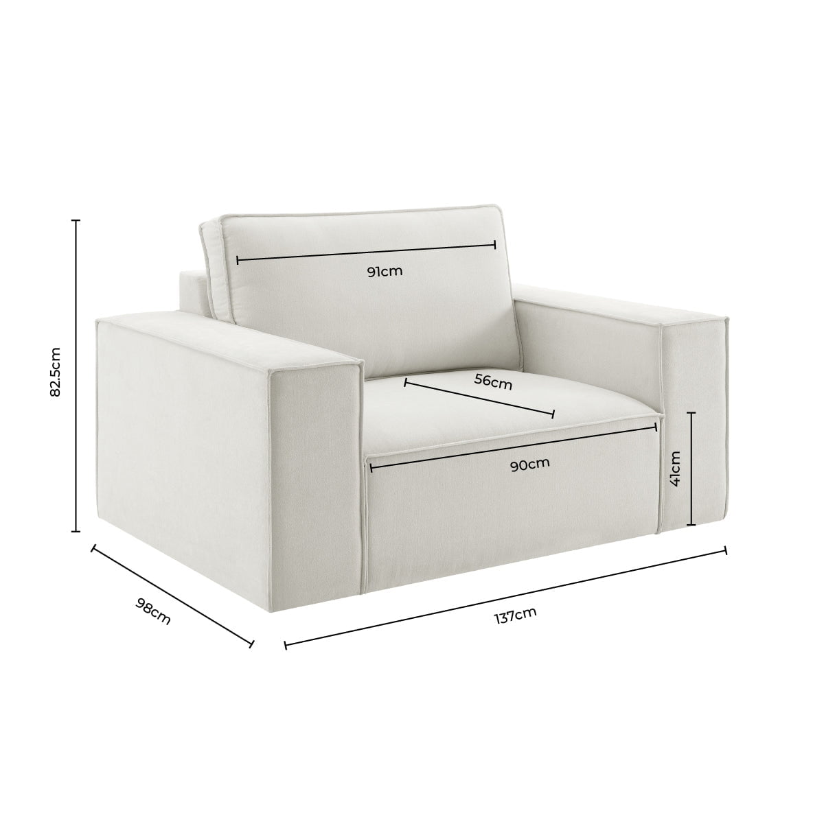 Dusklia - Brooklyn Loveseat - Ink