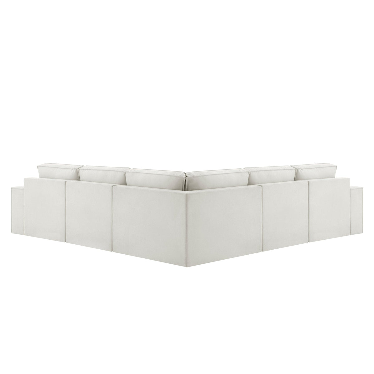 Dusklia - Brooklyn Large Left Hand Corner Sofa - Ivory