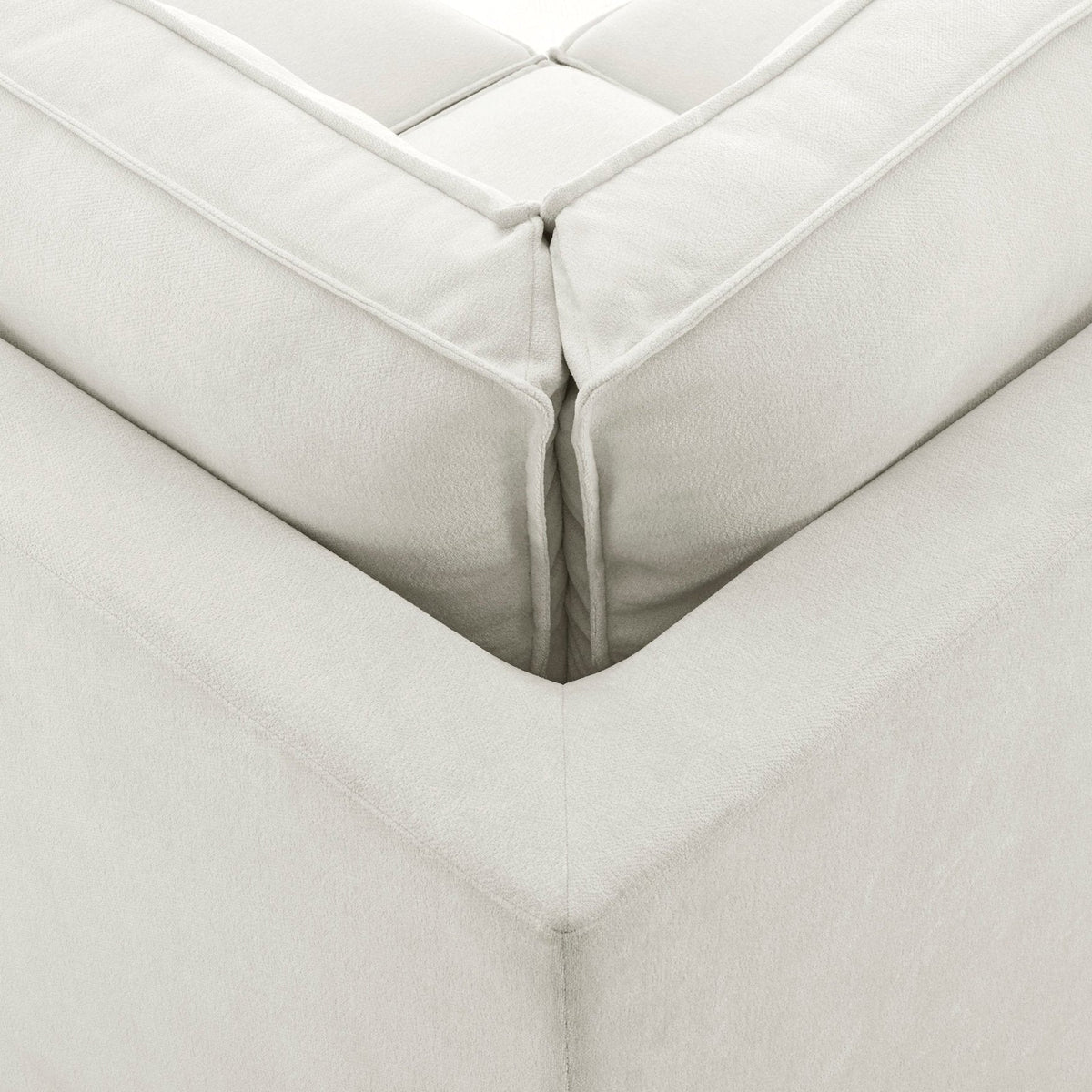 Dusklia - Brooklyn Large Right Hand Corner Sofa - Ivory
