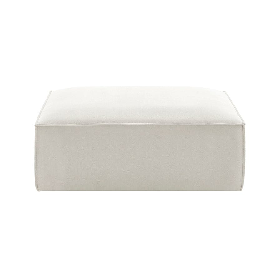 Dusklia - Brooklyn Pouffe - Ivory