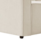 Dusklia - Brooklyn Slim Arm Left Hand Large L-Shape - Chenille Ivory