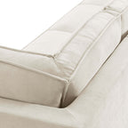 Dusklia - Brooklyn Slim Arm Right Hand Large L-Shape - Chenille Ivory