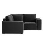 Dusklia - Brooklyn Small Corner Sofa - Ink