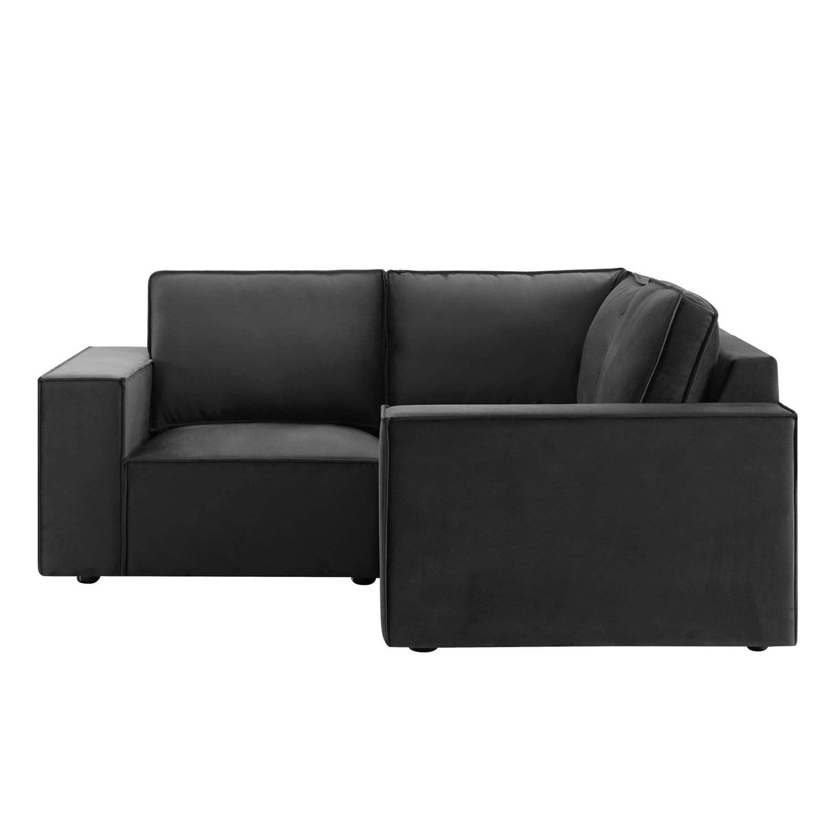 Dusklia - Brooklyn Small Corner Sofa - Ink