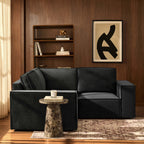 Dusklia - Brooklyn Small Corner Sofa - Ink
