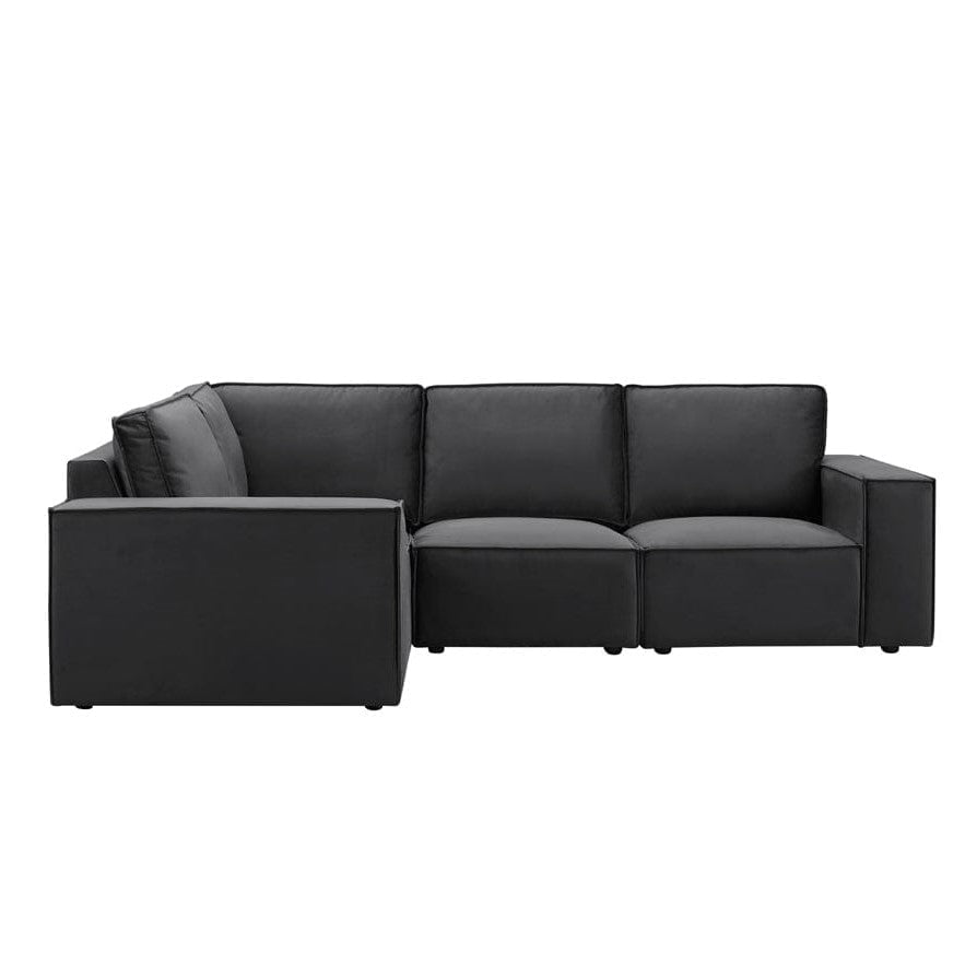 Dusklia - Brooklyn Small Left Hand L-Shape Sofa - Ink