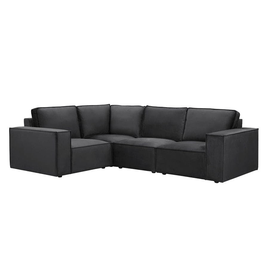 Dusklia - Brooklyn Small Left Hand L-Shape Sofa - Ink