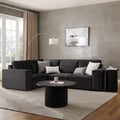 Dusklia - Brooklyn Small Left Hand L-Shape Sofa - Ink
