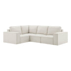Dusklia - Brooklyn Small Left Hand L-Shape Sofa - Ivory