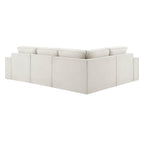 Dusklia - Brooklyn Small Left Hand L-Shape Sofa - Ivory