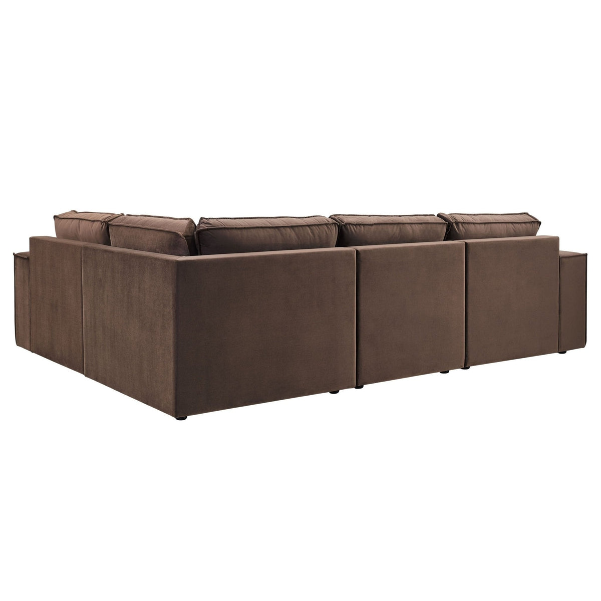 Dusklia - Brooklyn Small Left Hand L-Shape Sofa - Cappuccino