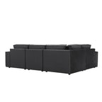 Dusklia - Brooklyn Small Right Hand L-Shape Sofa - Ink