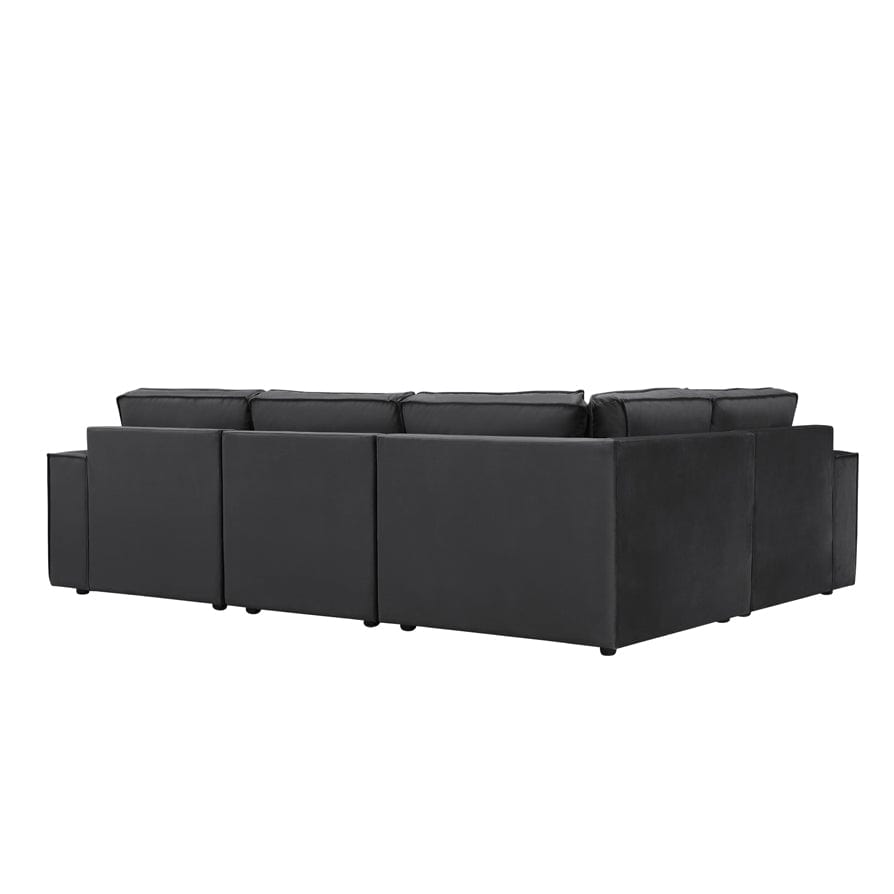 Dusklia - Brooklyn Small Right Hand L-Shape Sofa - Ink