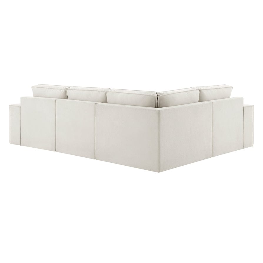 Dusklia - Brooklyn Small Right Hand L-Shape Sofa - Ivory