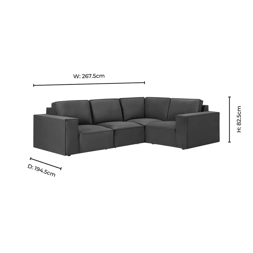 Brooklyn Petit Angle Droit - Mousse Ternie