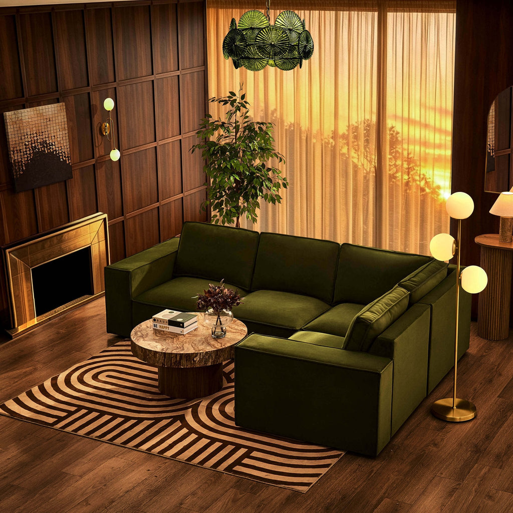 Brooklyn Petit Angle Droit - Mousse Ternie