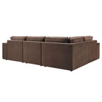 Dusklia - Brooklyn Small Right Hand L-Shape Sofa - Cappuccino
