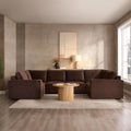 Dusklia - Brooklyn U-Shape Sofa - Cappuccino