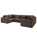Dusklia - Brooklyn U-Shape Sofa - Cappuccino