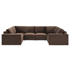 Dusklia - Brooklyn U-Shape Sofa - Cappuccino