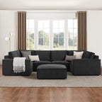 Dusklia - Brooklyn U-Shape Sofa - Ink