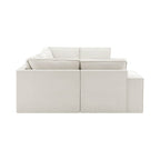 Dusklia - Brooklyn U-Shape Sofa - Ivory