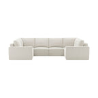 Dusklia - Brooklyn U-Shape Sofa - Ivory